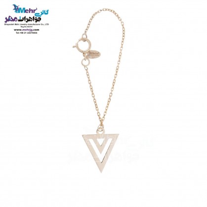 Gold Watch Pendant - Geometric Design-MW0210